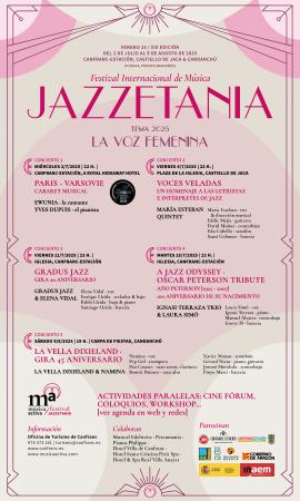 CONCIERTOS FESTIVAL INTERNACIONAL DE MÚSICA JAZZETANIA-LA VOZ FEMENINA