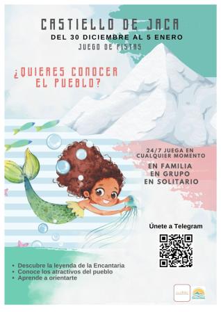 JUEGO DE PISTAS EN CASTIELLO DE JACA del 30 de diciembre 2025 al 5 de...