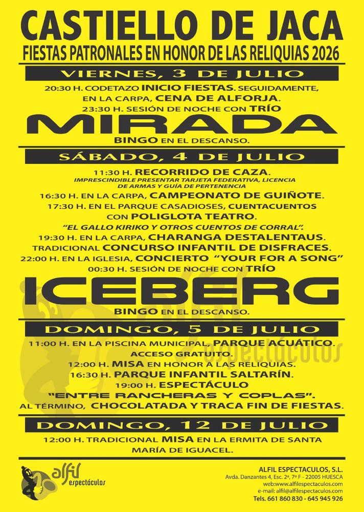 Imagen FIESTAS CASTIELLO DE JACA 2026