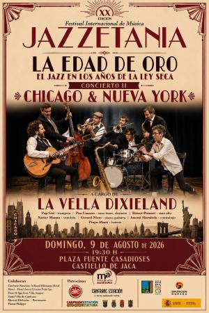 CONCIERTO LA VELLA DIXIELAND- FESTIVAL INTERNACIONAL DE MÚSICA JAZZETANIA